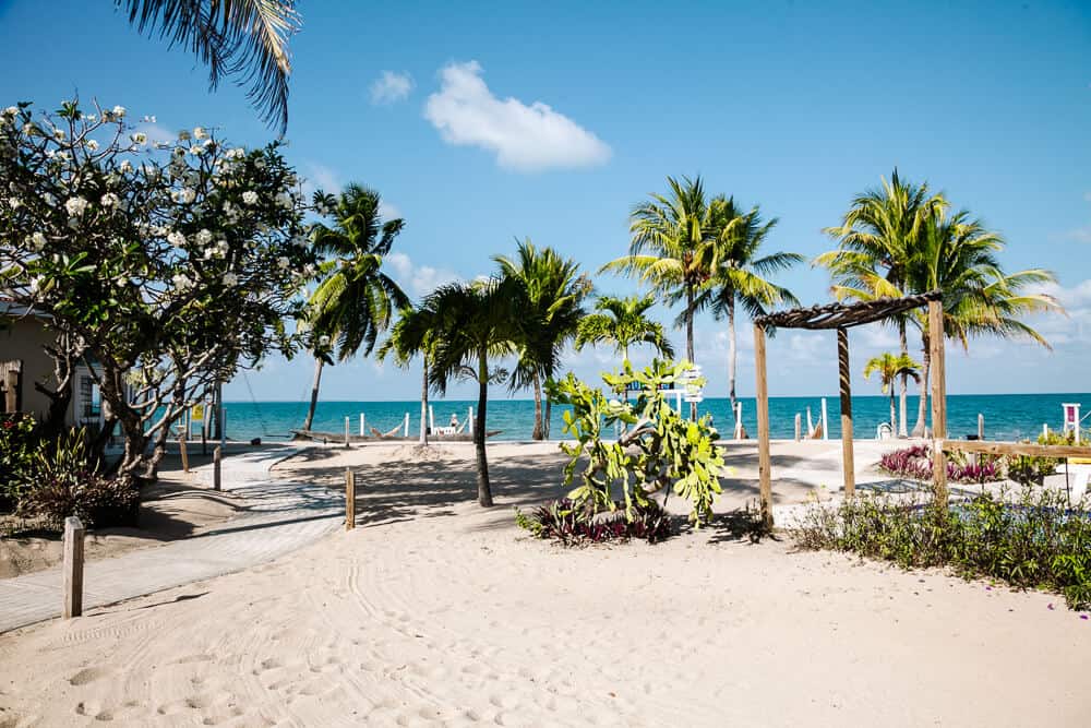 Ontdek The Lodge at Jaguar Reef gelegen aan het strand van Hopkins in Belize.