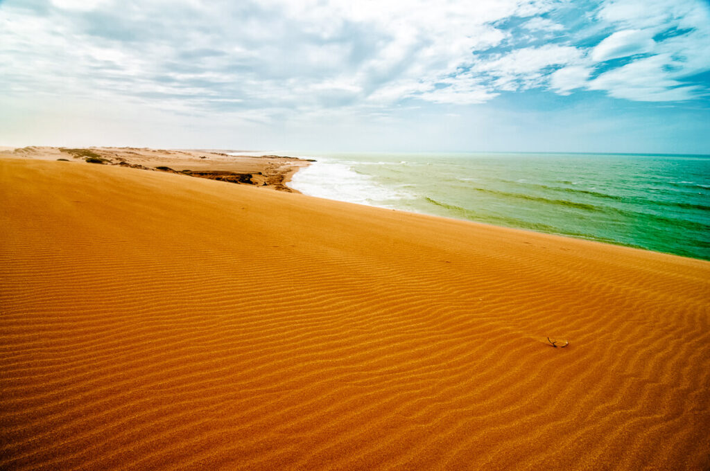 You can visit Cabo de la Vela and Punta Gallinas, located in the La Guajira Peninsula, the northernmost place in South America, during a multi day tour.