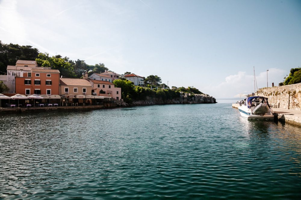 town Veli Losinj, island in Croatia