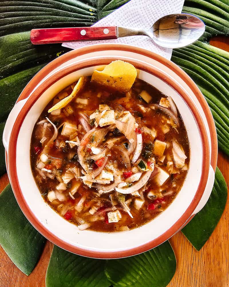 Palmhart ceviche.