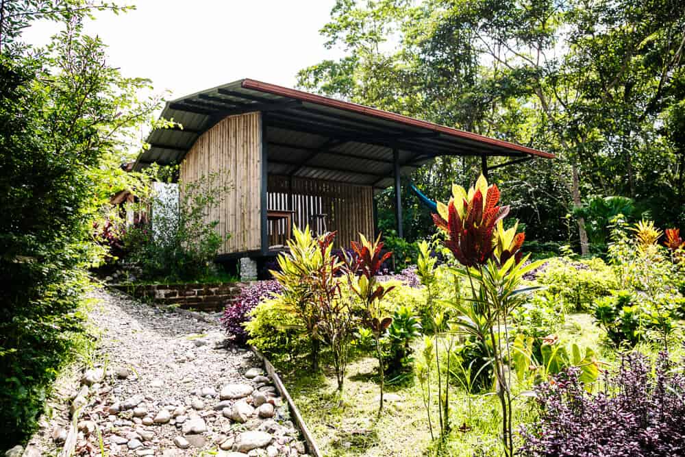 Yoga shala in Pacha Ecolodge in Archidona Ecuador.