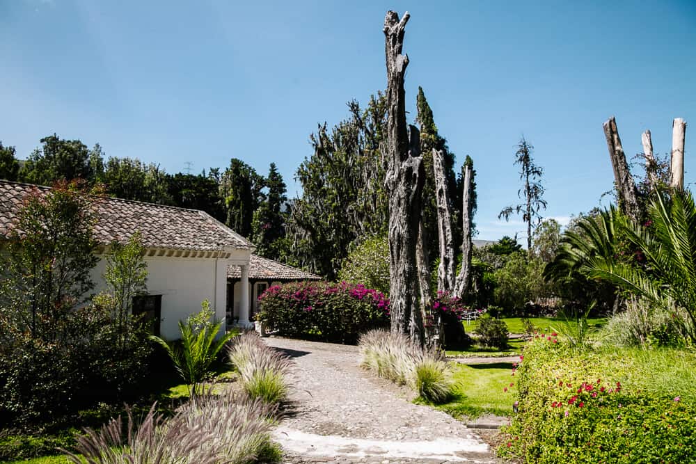 Hacienda Piman ligt op 2000 meter hoogte, in een prachtige vallei omringd door bergen, nabij de stad Ibarra in Ecuador.