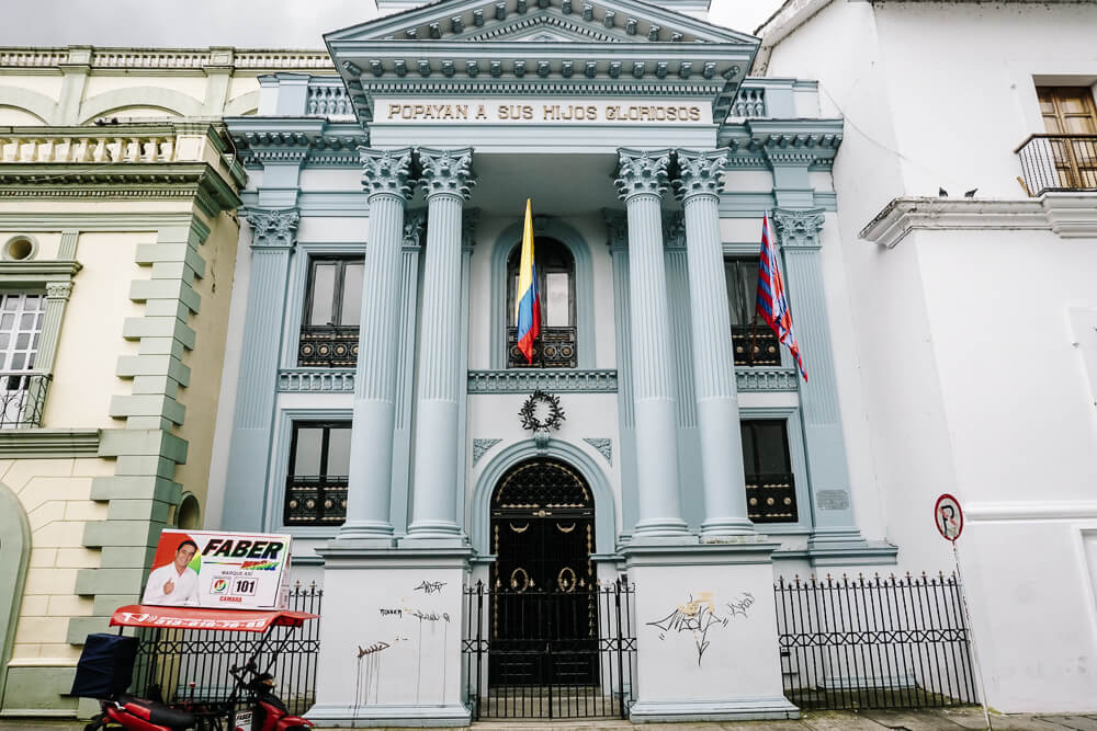 Pantéon de los Próceres in Popayan.