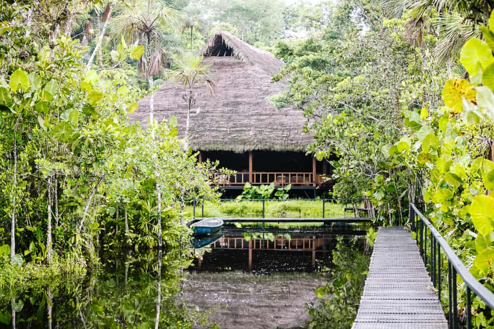 Sacha Lodge in Ecuador telt twee restaurants waaronder Oropendola, dat in de avond een á la carte diner aanbiedt.