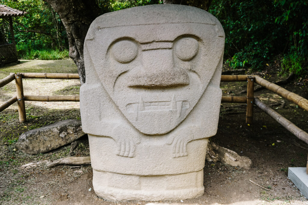 San Agustín Colombia archeologische site