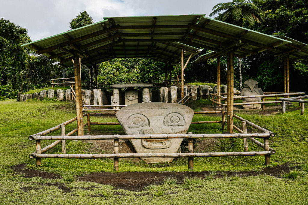 San Agustín Colombia archeologische site