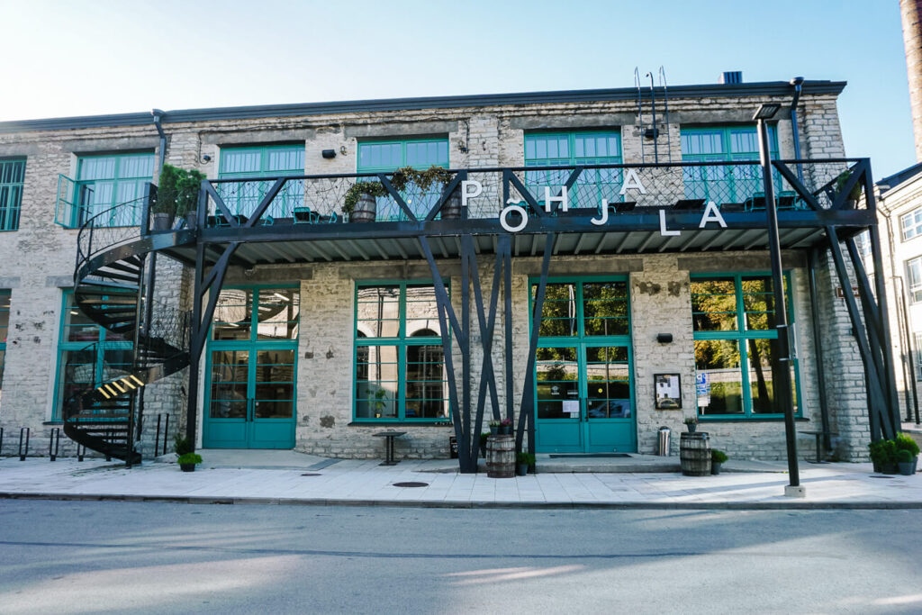 Pohjala restaurant in Noblessner Zeekwartier in Tallinn