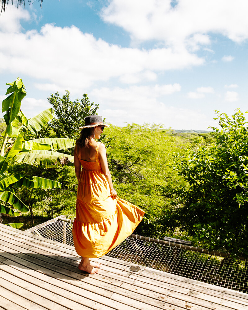 Deborah bij Ankua Eco Hotel.