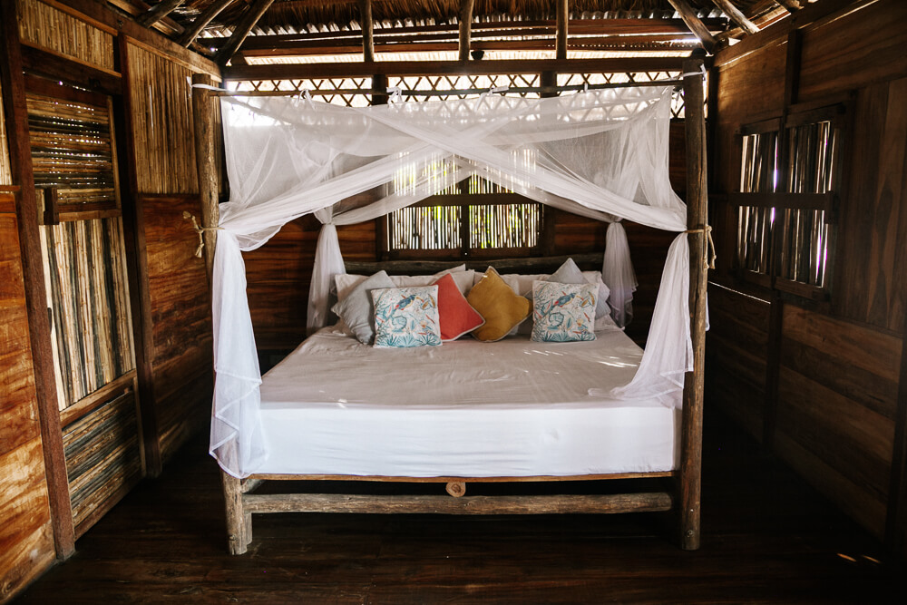 Bungalow of Awatawaa - one of the most beautiful ecolodge hotels in La Guajira Colombia.