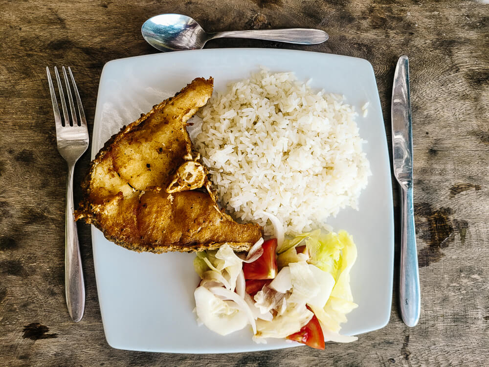 Lunch in La Guajira Colombia.