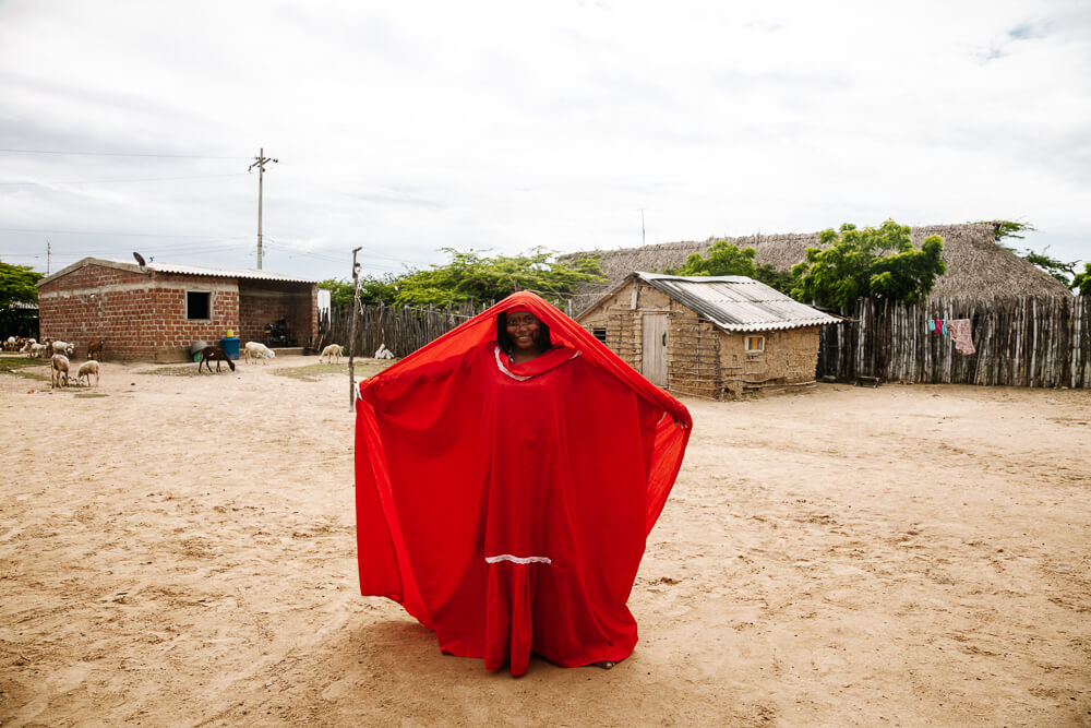 Wayuu community in La Guajira.