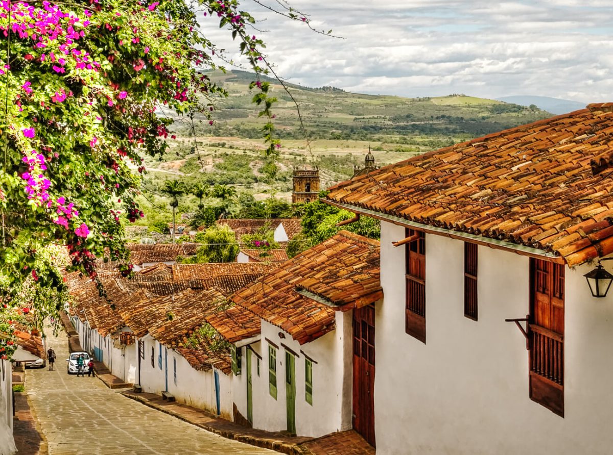 One of the most pretty places in Colombia is the town of Barichara. 