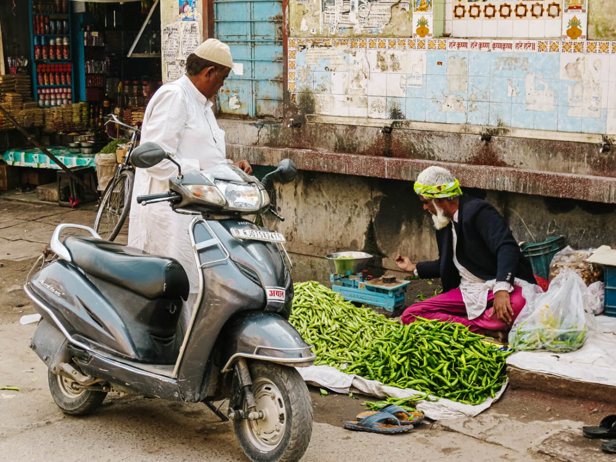 Bazaar in Bikaner.