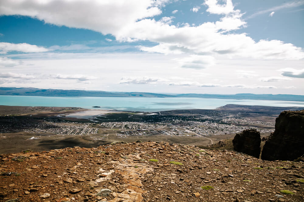 Uitzicht vanaf de Balcones del Calafate.