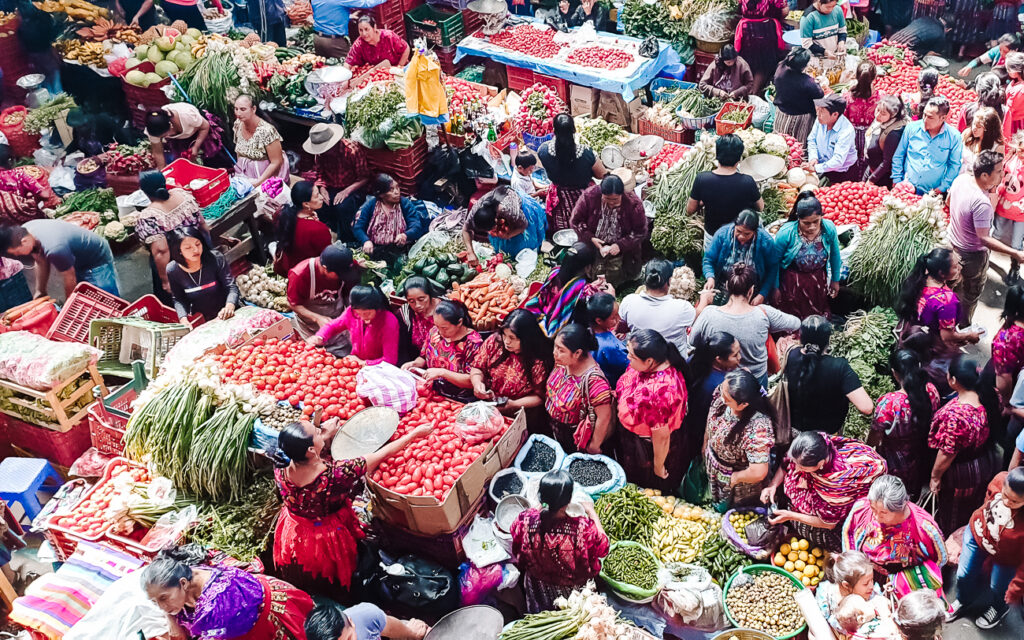 groente en fruit markt