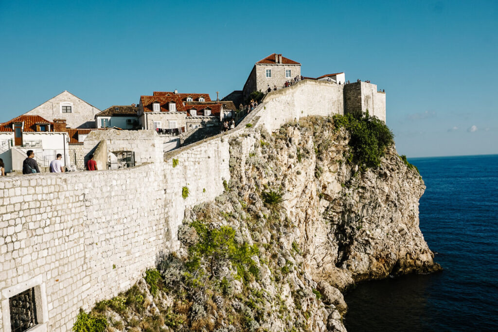 stadsmuren van Dubrovnik, Dalmatische kust Kroatie