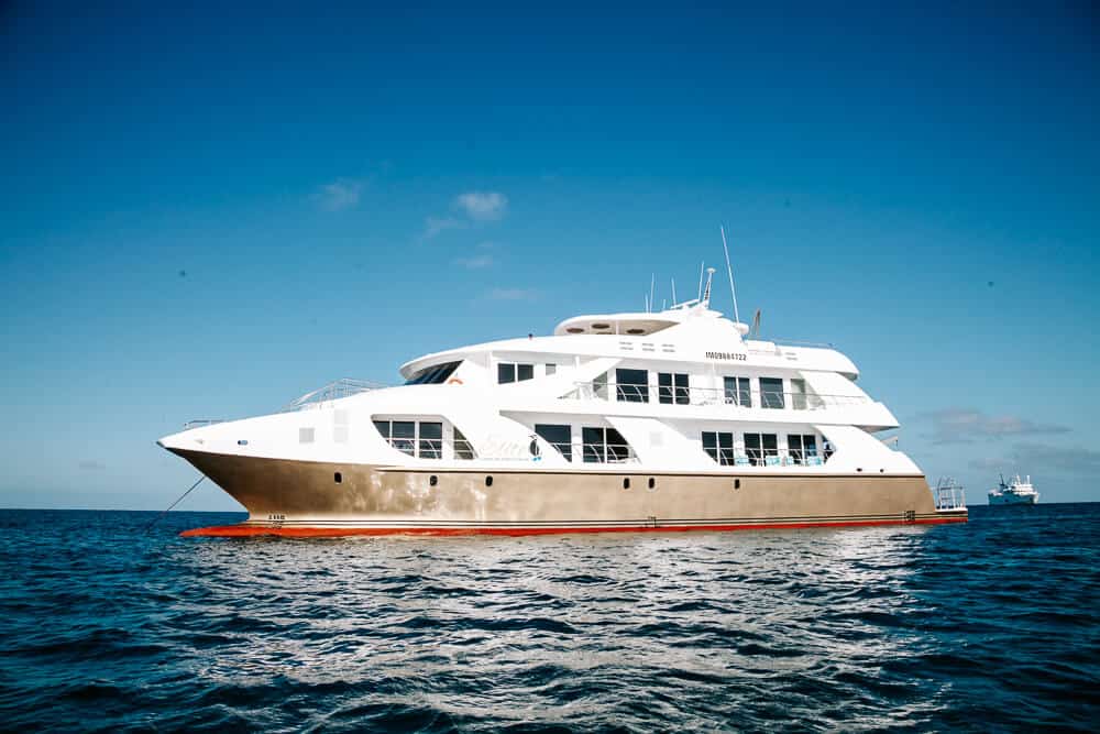 The best way to experience the Galapagos Islands in Ecuador is by taking a cruise.