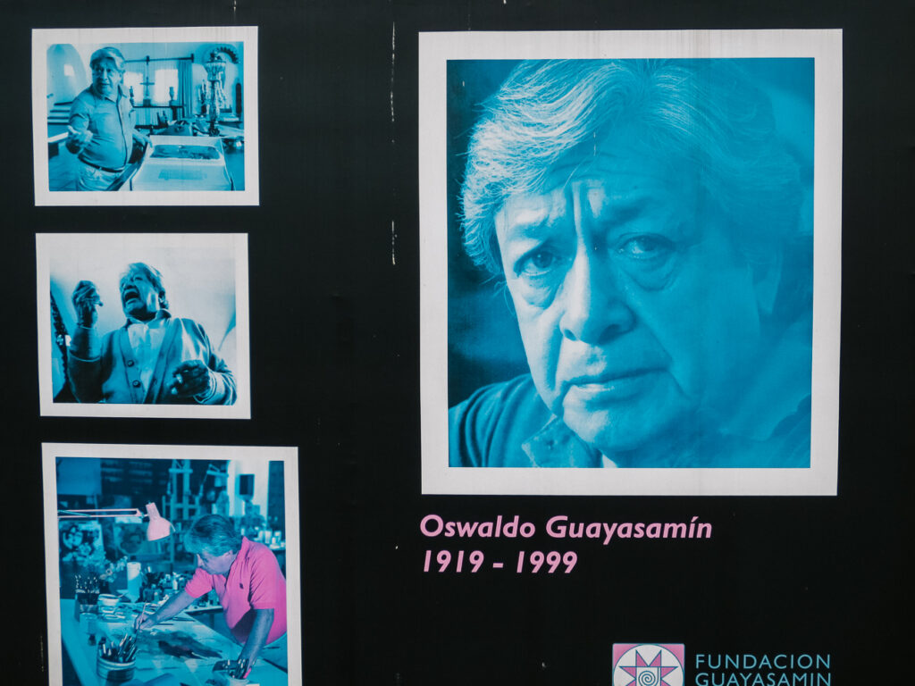 In 1976 richtte kunstenaar Oswaldo Guayasamín zijn eigen museum en stichting om, met als doel zijn verzamelde collecties en eigen werk te preserveren.