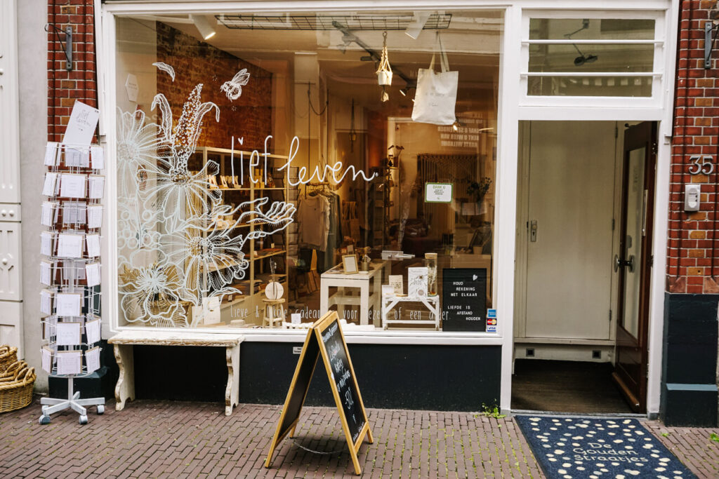 De gouden straatjes in Haarlem.