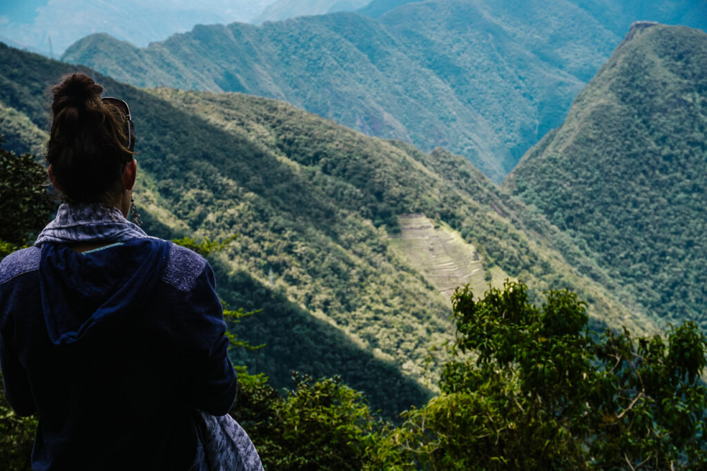 uitzicht op Machu Picchu