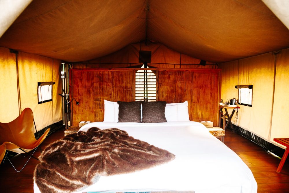 Room in el nido del condor, one of the best and most unique hotels in Colombia.