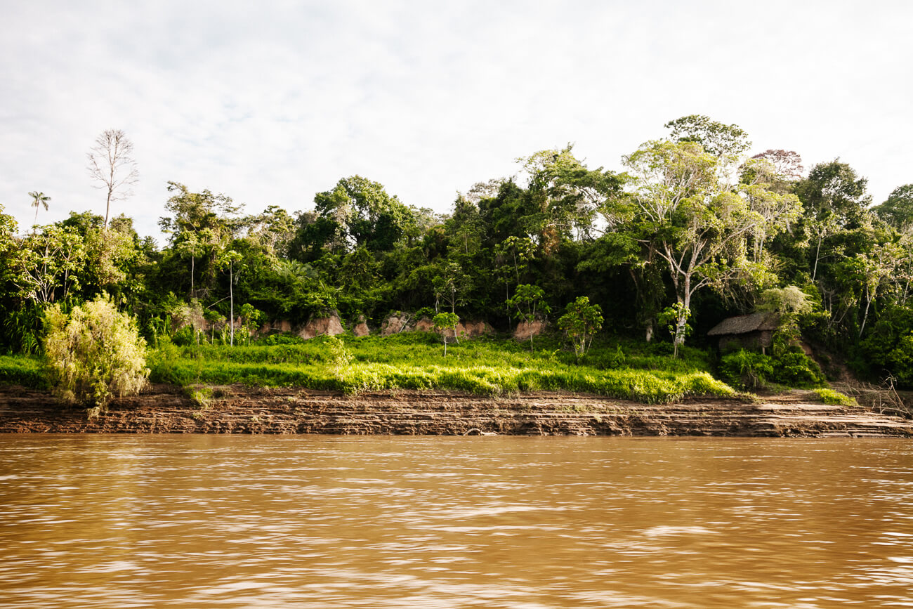 Tambopata rivier in Peru