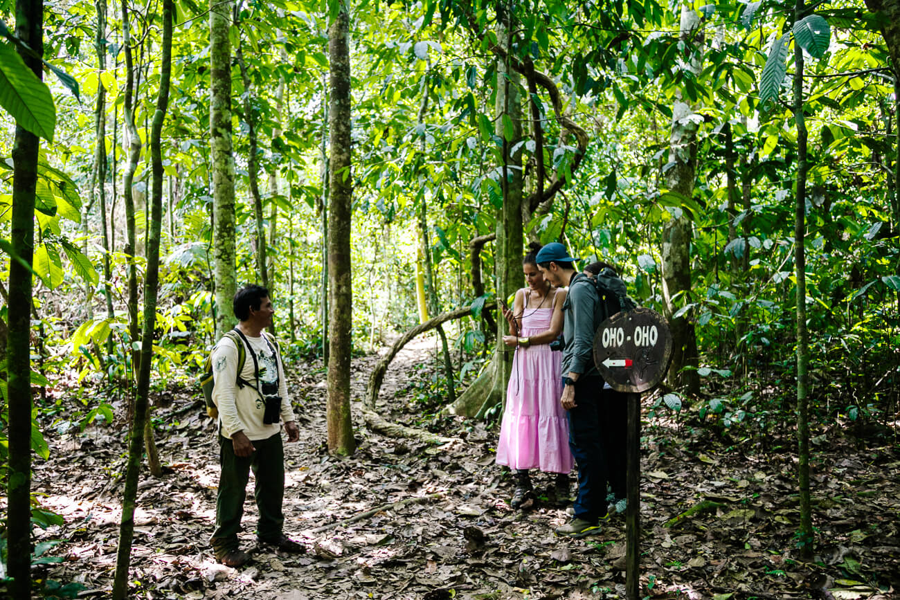 De gidsen van Rainforest Expeditions laten je werkelijk alle hoeken van de Amazone jungle in Tambopata Peru zien, en nog meer dan dat.