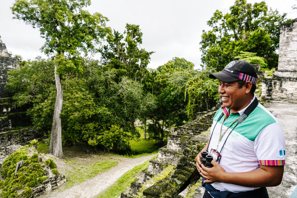 gids in tikal national park guatemala