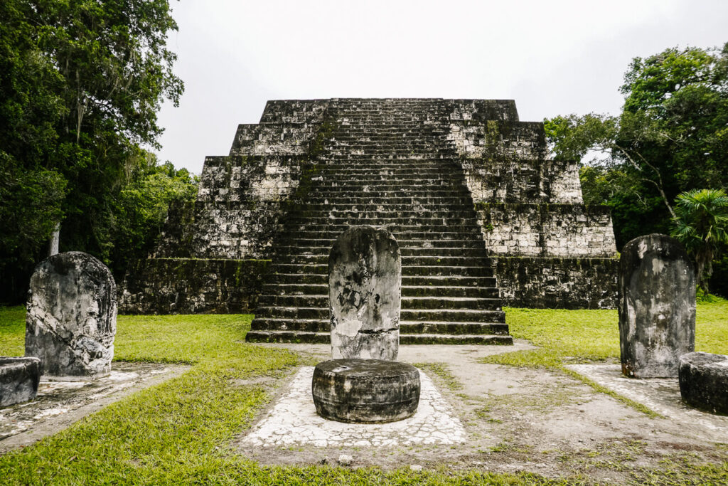 twin piramides in Tikal