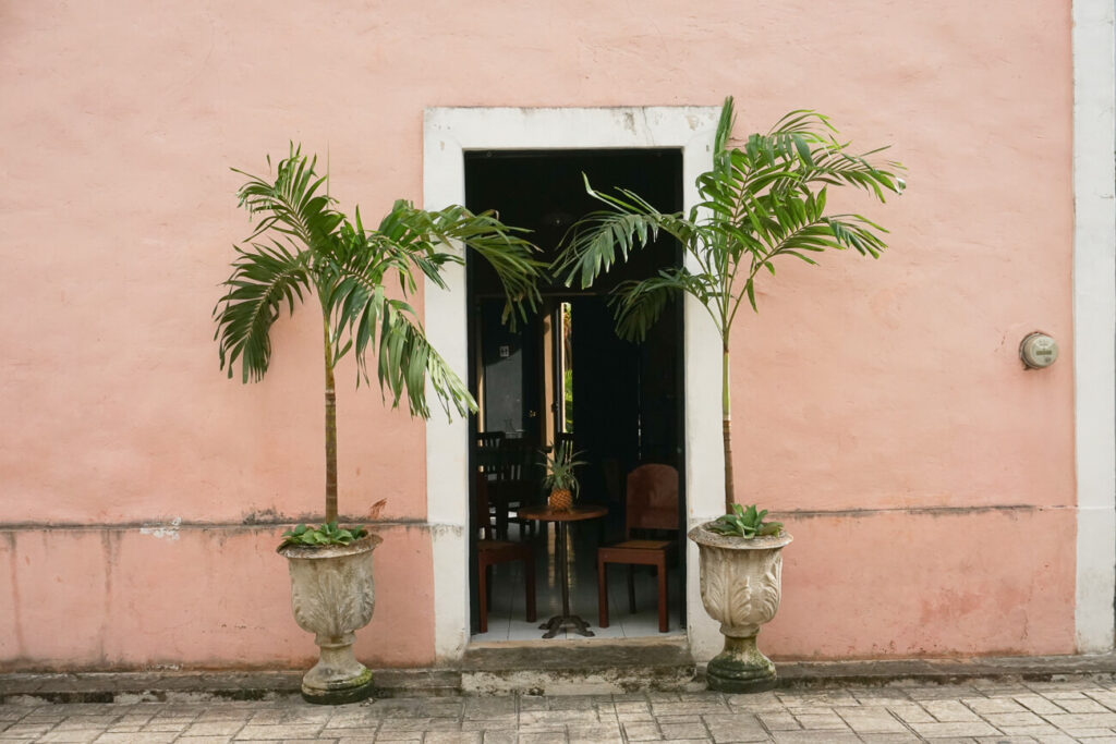 calle de los frailes in Valladolid in Mexico