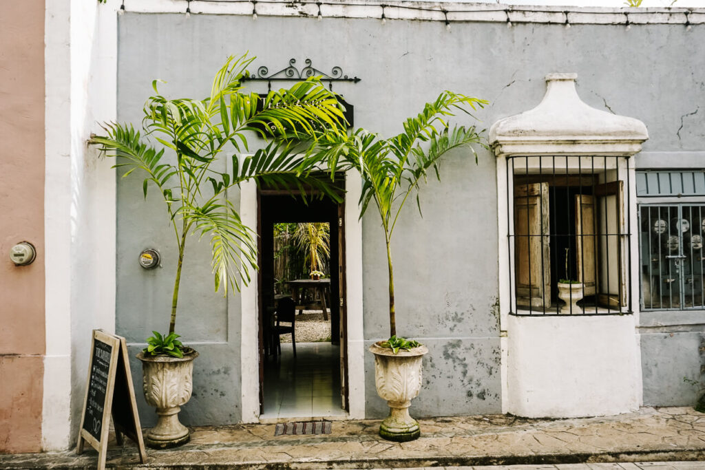 Mooie huizen in Valladolid.