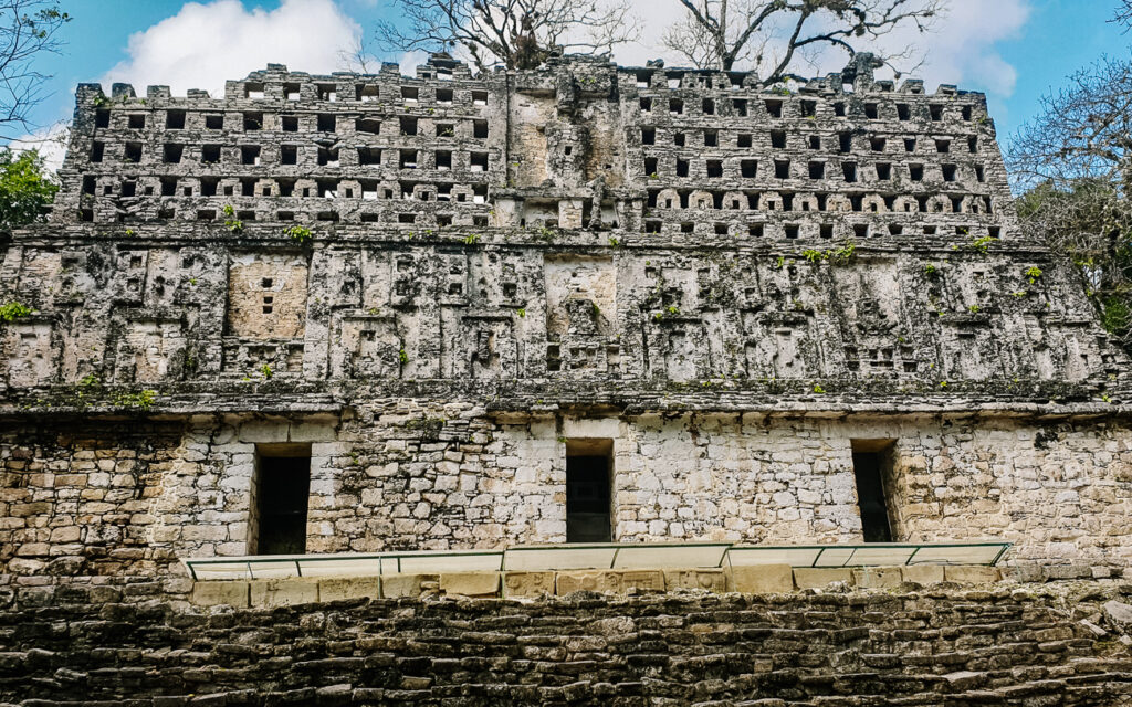 Mayapaleis in Yaxchilán in Mexico.